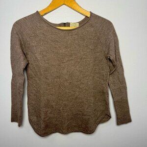 Telluride Clothing Beige 100% Merino Wool Shirt | M